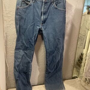 Rustler Men's Bootcut Jeans in Deep Blue